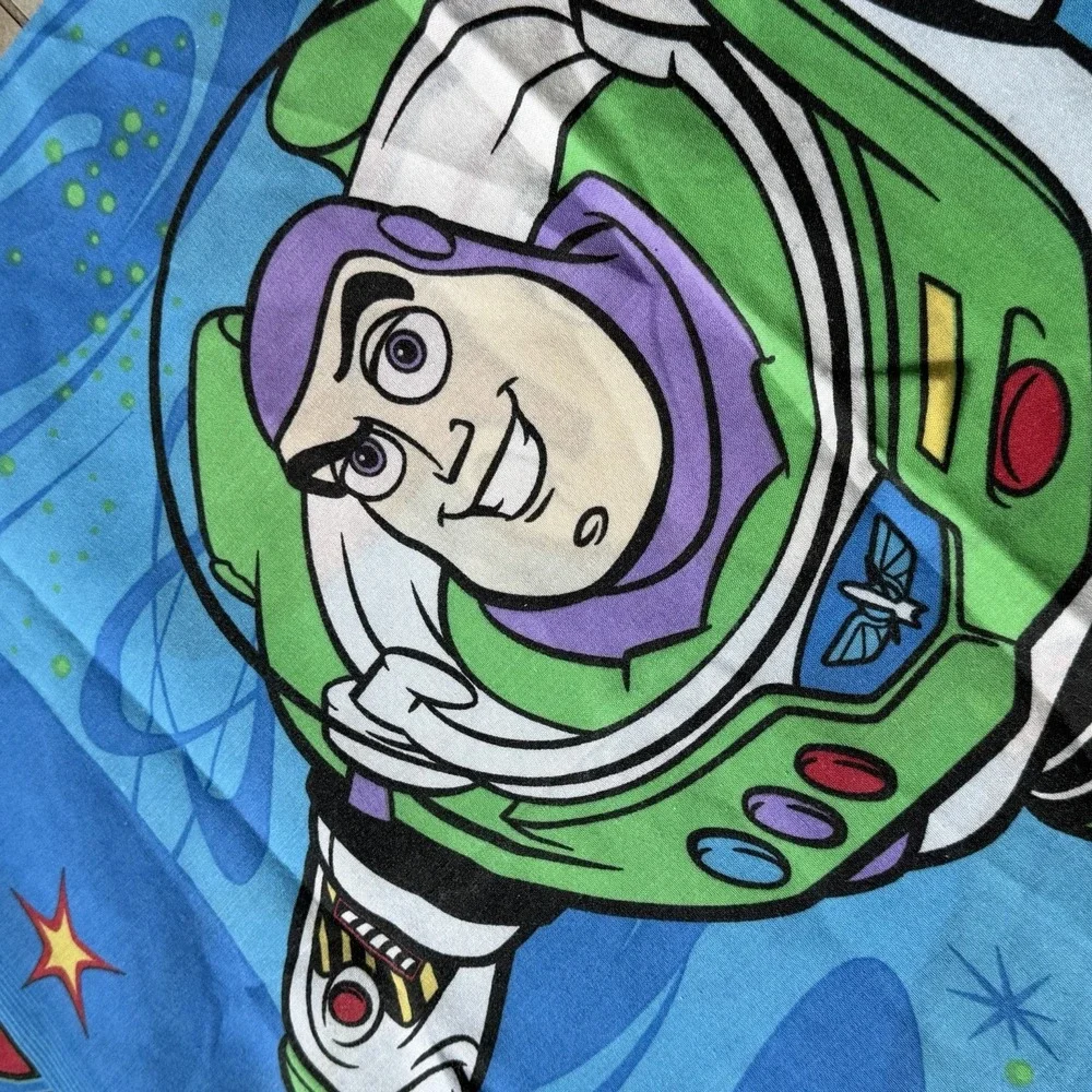 Vintage Woody Round Up Buzz Light Year Standard Pillowcase USA Toy Story Pixar‎